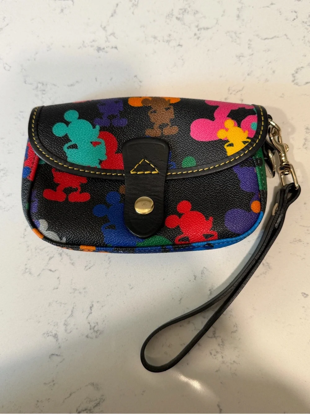 Vintage Dooney & Bourke Disney Mickey Mouse Wristlet